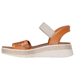 Skechers Sandale dama Slip Ins BOBS SUN RAY STEP ASIDE 114415 LUGGAGE ID4646-LUG