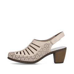 Rieker Pantofi dama decupati 40959 60 crem ID4689-CRM