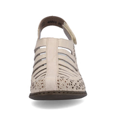 Rieker Pantofi dama decupati 40959 60 crem ID4689-CRM