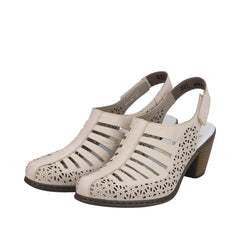 Rieker Pantofi dama decupati 40959 60 crem ID4689-CRM