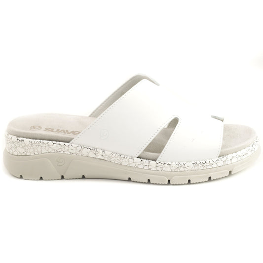 Suave Papuci dama piele naturala SU12521VT MOSTAR 13 N alb ID4714-ALB