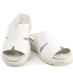 Suave Papuci dama piele naturala SU12521VT MOSTAR 13 N alb ID4714-ALB