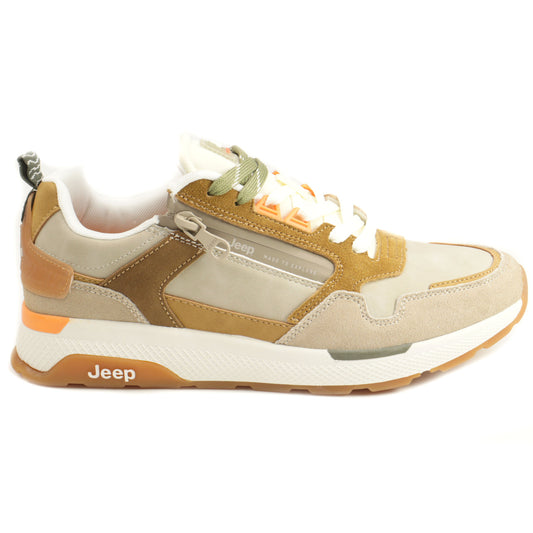 JEEP Sneakers barbati JM51061A BEIGE IB2711-BEIGE
