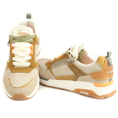 JEEP Sneakers barbati JM51061A BEIGE IB2711-BEIGE