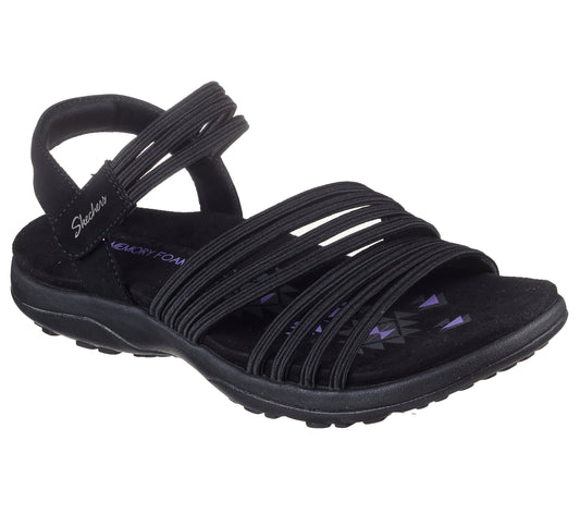 Skechers Sandale dama REGGAE SLIM COFFEE RUN 163573 BBK ID4738-BBK