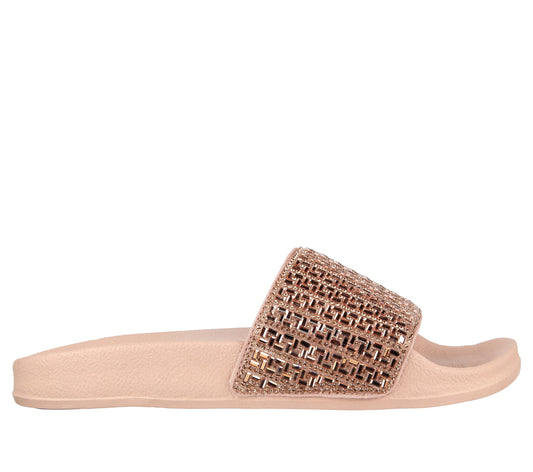 Skechers Papuci dama POP UPS NEW SPARK 119320 ROSE/GOLD ID4743-RSGD