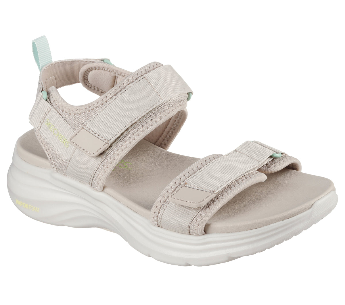 Skechers Sandale dama VAPOR FOAM LAIDBACK MOMENTS 120009 NATURAL/AQ ID4744-NTAQ