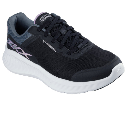 Skechers Pantofi dama sport GO WALK NOW NIKKIE 125640 BLACK/LAVANDER ID4748-BKLV