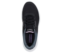 Skechers Pantofi dama sport GO WALK NOW NIKKIE 125640 BLACK/LAVANDER ID4748-BKLV