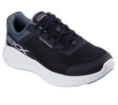 Skechers Pantofi dama sport GO WALK NOW NIKKIE 125640 BLACK/LAVANDER ID4748-BKLV