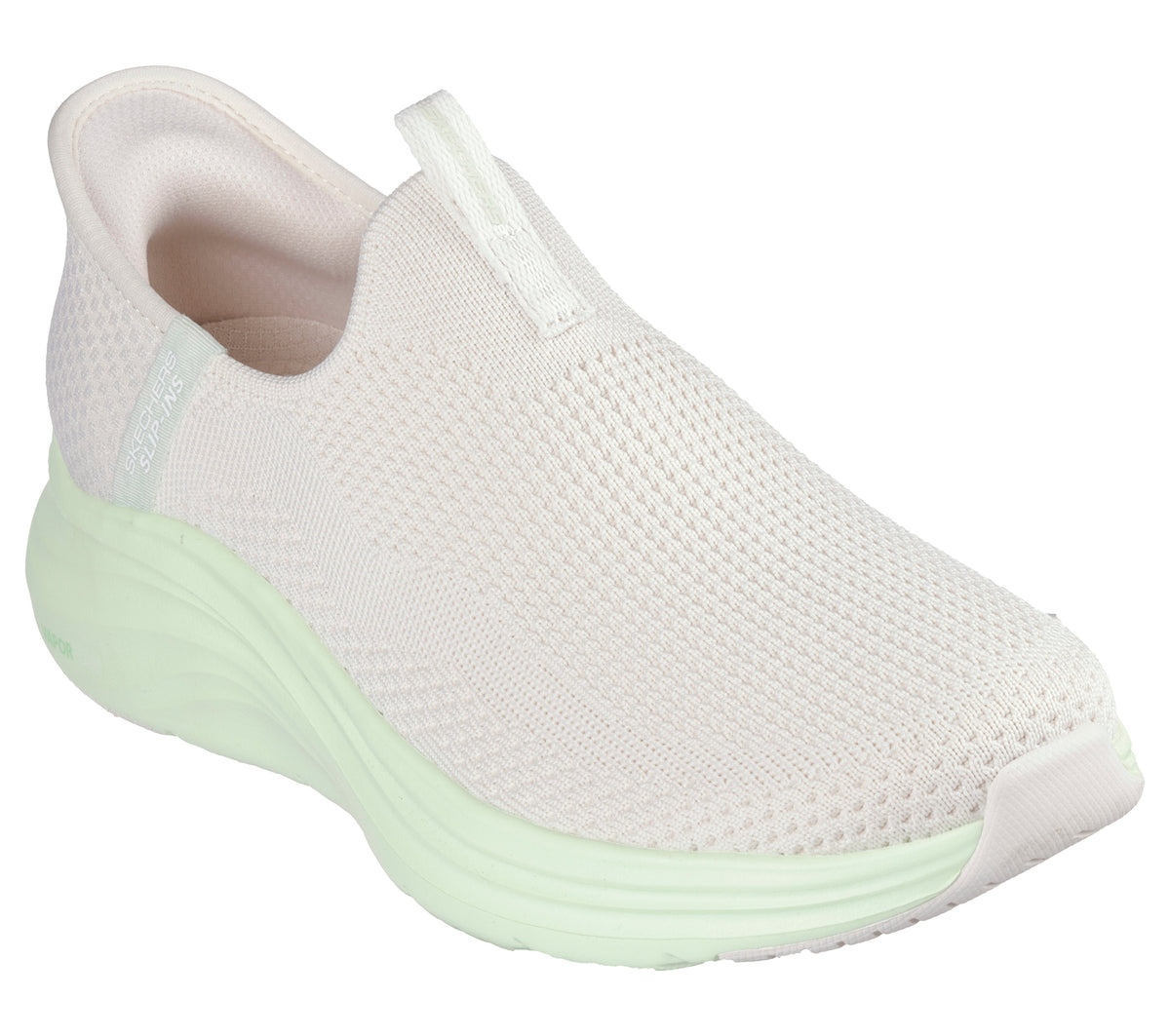Skechers Pantofi dama sport VAPOR FOAM SUNSET SPLASH 150407 NATURAL/LIME ID4749-NTLM