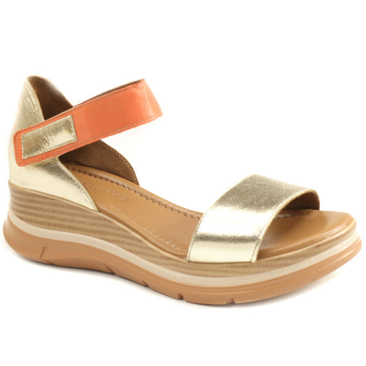 Anna Viotti Sandale dama piele naturala D22 S574 orange ID4765-ORG