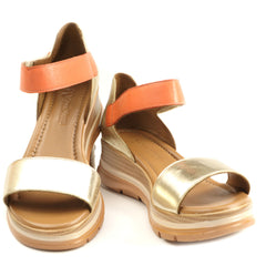 Anna Viotti Sandale dama piele naturala D22 S574 orange ID4765-ORG