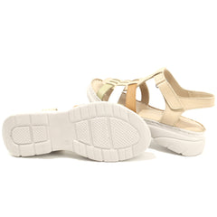 Anna Viotti Sandale dama D60 336 bej multicolor ID4798-BEJMLT