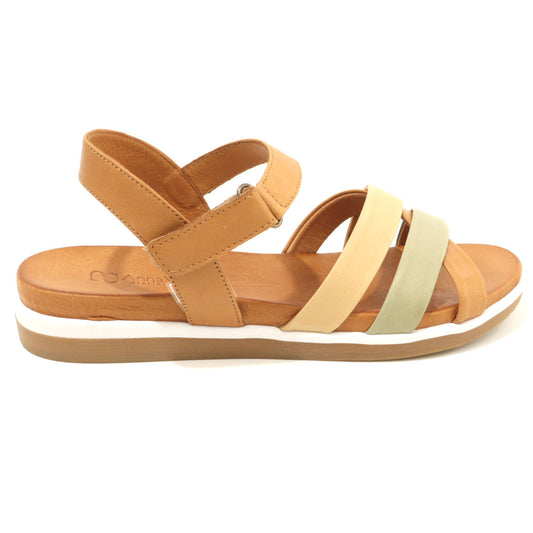 Anna Viotti Sandale dama D45 2478 bej multicolor ID4799-BEJMLT