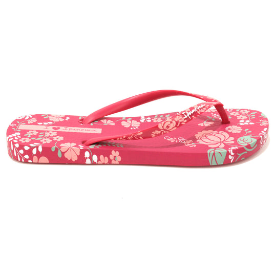 Ipanema Slapi dama Flower Bomb 26890 AE073 BURGUNDY/PINK ID4819-BURPK