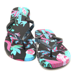 Ipanema Slapi dama Flower Bomb 26890 AE067 BLACK/BLUE/PINK ID4828-BKBLPK