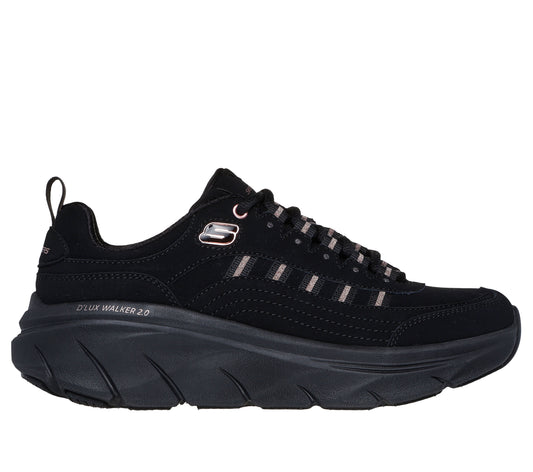 Skechers Pantofi sport dama D'Lux Walker 2.0 Gol 150106 BKRG BKRG BLACK/ROSE GOLD ID4860-BKRG
