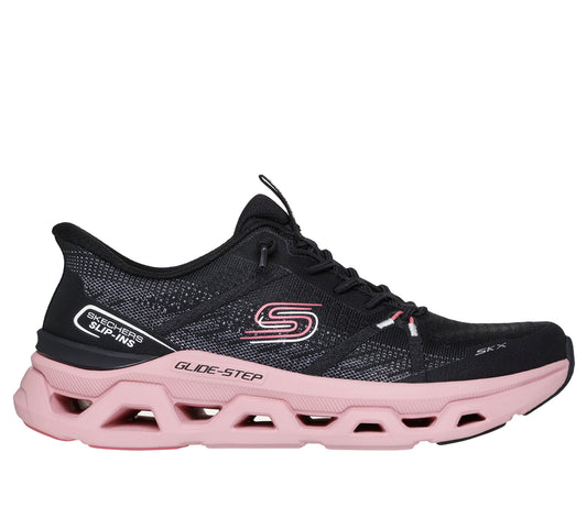 Skechers Pantofi sport dama Glide Step Altus Fast 150513 BLACK/MAUVE ID4862-BKMV