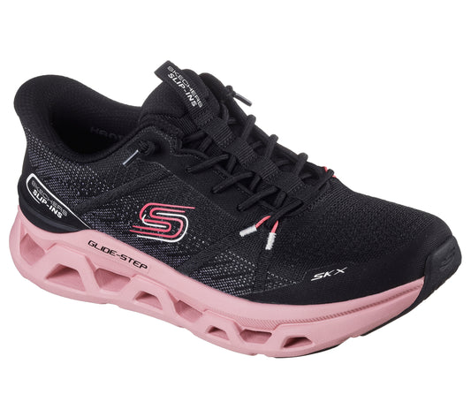 Skechers Pantofi sport dama Glide Step Altus Fast 150513 BLACK/MAUVE ID4862-BKMV