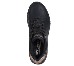 Skechers Sneakers dama UNO ICON IDOLIZED AIR 177767 BBK ID4895-BBK