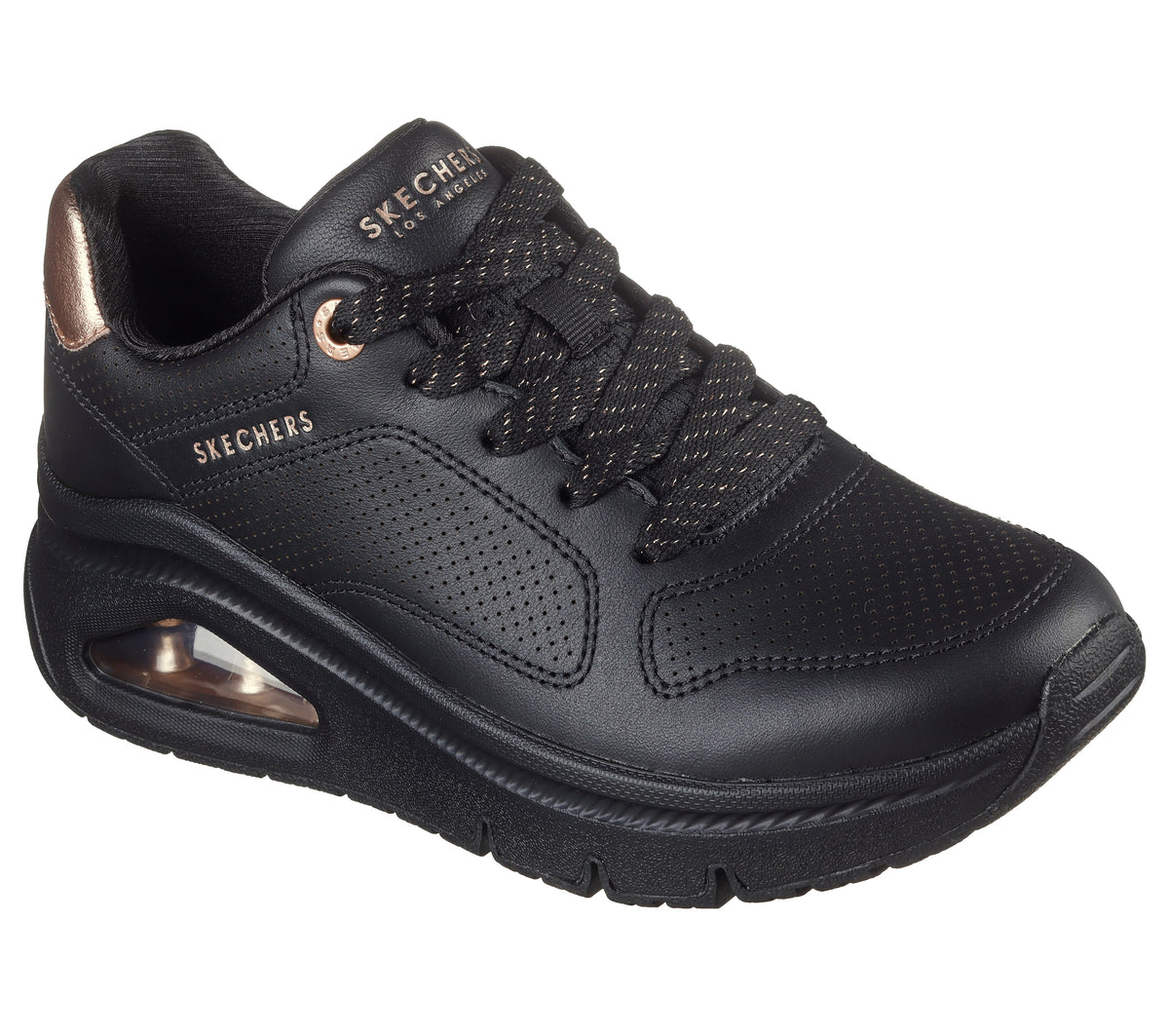 Skechers Sneakers dama UNO ICON IDOLIZED AIR 177767 BBK ID4895-BBK