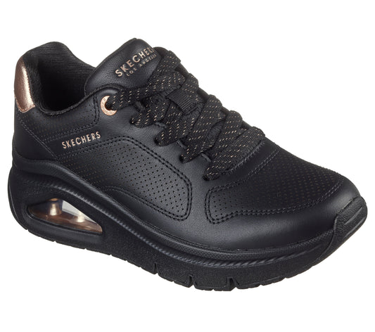 Skechers Sneakers dama UNO ICON IDOLIZED AIR 177767 BBK ID4895-BBK