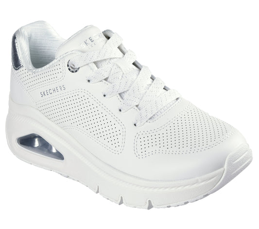 Skechers Sneakers dama UNO ICON IDOLIZED AIR 177767 WHITE ID4895-WHT