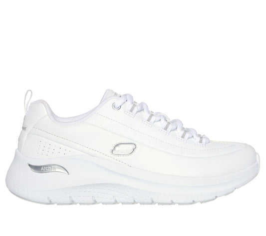 Skechers Pantofi dama sport ARCH FIT 2.0 STAR BOUND 150061 WHITE/SILVER ID4896-WSL