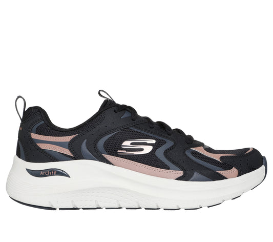 Skechers Pantofi dama sport ARCH FIT 2.0 VINTAGE LUXE 150332 BKRG BLACK/ROSE/GOLD ID4897-BKRG