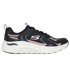 Skechers Pantofi dama sport ARCH FIT 2.0 VINTAGE LUXE 150332 BKRG BLACK/ROSE/GOLD ID4897-BKRG