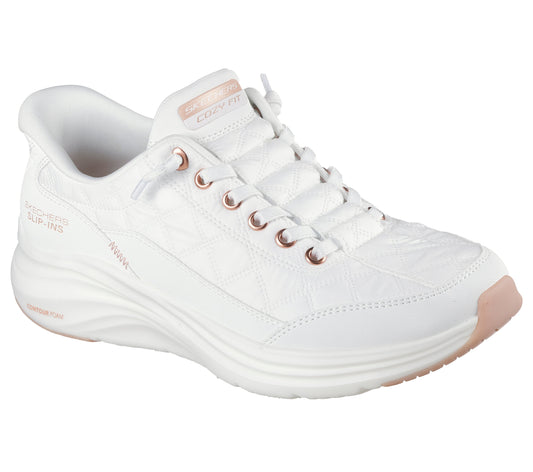 Skechers Pantofi dama sport CONTOUR FOAM GOLDEN HOUR 150413 WHITE/ROSE/GOLD ID4898-WTRG