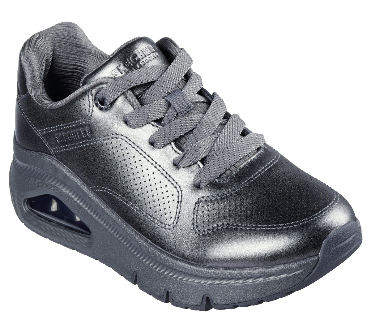 Skechers Sneakers dama UNO ICON LUSTROUS AIR 177768 PEWTER ID4905-PEW