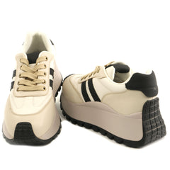 Feeling Pantofi dama sport piele naturala 25110 BEIGE ID4906-BEIGE