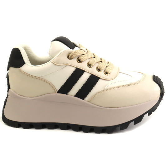 Feeling Pantofi dama sport 25110 BEIGE ID4906-BEIGE