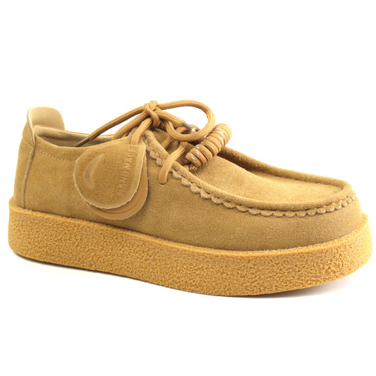 Feeling Pantofi dama T003 camel velur ID4909-CMLV