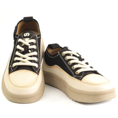 Feeling Pantofi dama sport piele naturala 6675 BLACK ID4910-BLK
