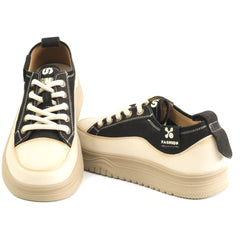 Feeling Pantofi dama sport piele naturala 6675 BLACK ID4910-BLK