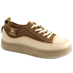 Feeling Pantofi dama sport piele naturala 6675 BROWN ID4910-BRN