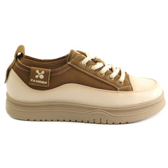 Feeling Pantofi dama sport piele naturala 6675 BROWN ID4910-BRN