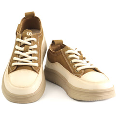 Feeling Pantofi dama sport piele naturala 6675 BROWN ID4910-BRN