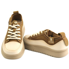 Feeling Pantofi dama sport piele naturala 6675 BROWN ID4910-BRN