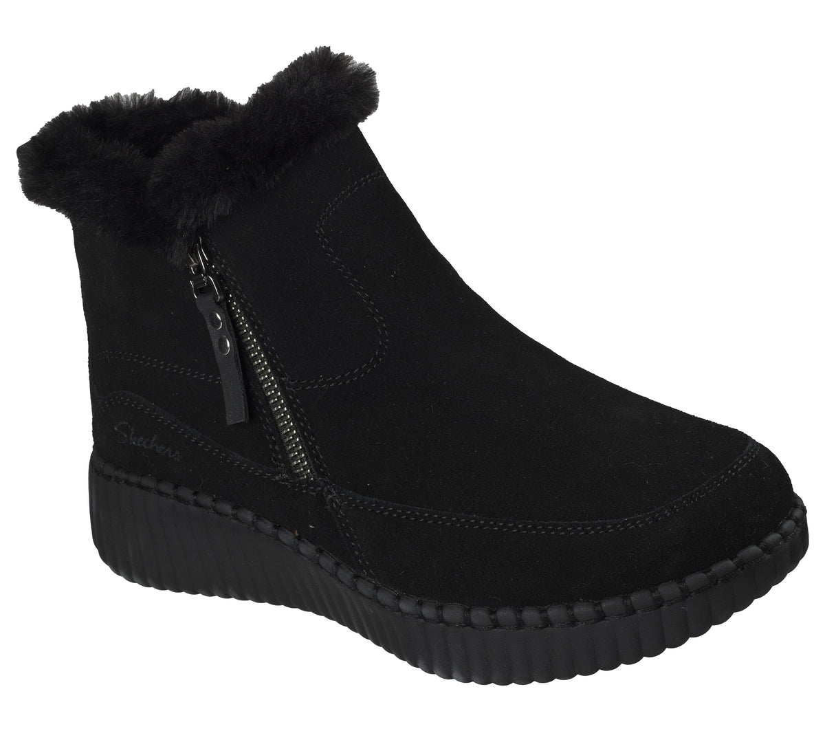 Skechers Ghete dama WILSHIRE BLVD FRESH ZIP 168108 BBK ID4913-BBK