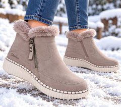 Skechers Ghete dama WILSHIRE BLVD FRESH ZIP 168108 TAUPE ID4913-TPE