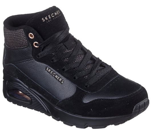 Skechers Ghete dama UNO STACRE SHINE 177181 BBK ID4915-BBK