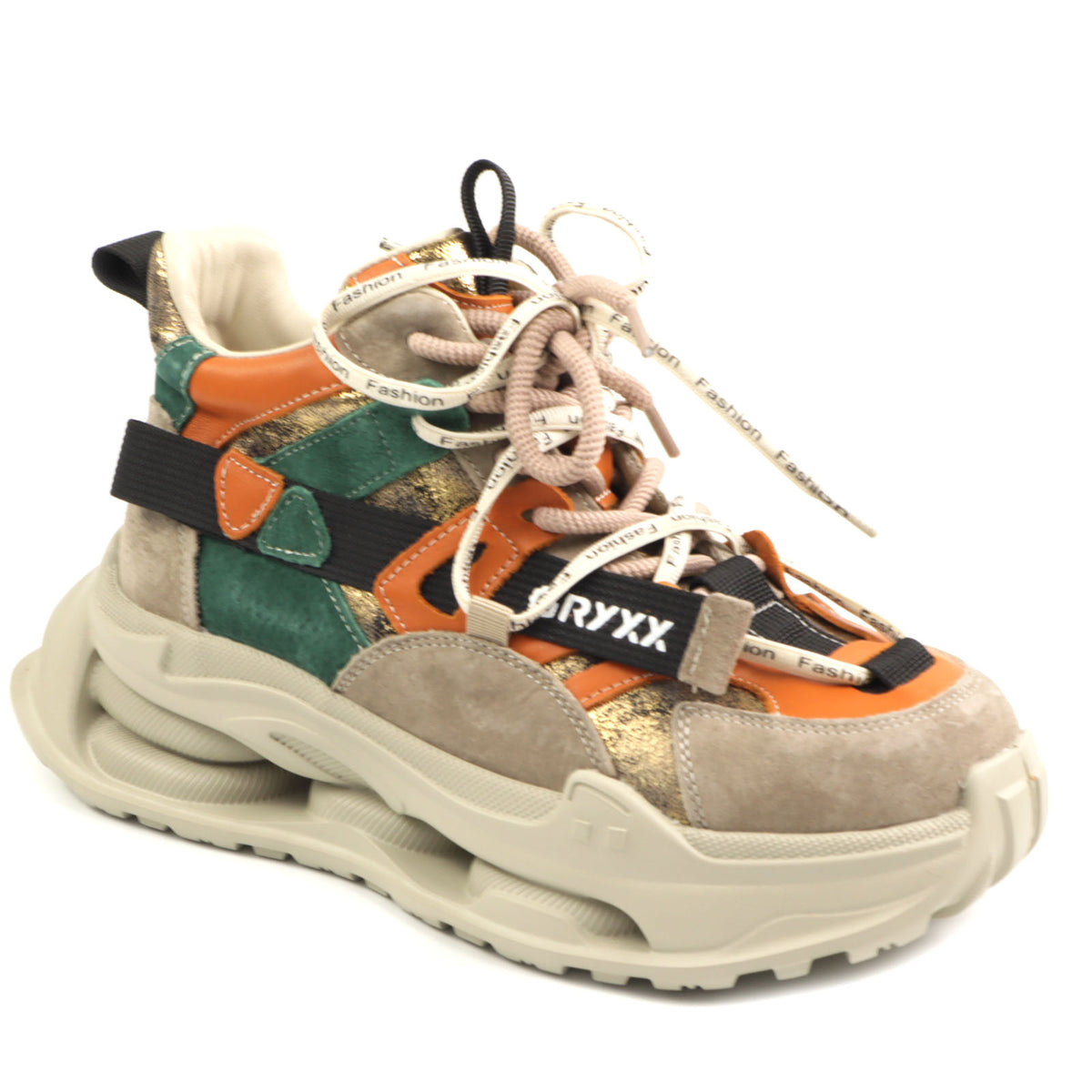 GRYXX Ghete dama 3O36889B 97 Z bej multicolor ID4957-BEJMLT