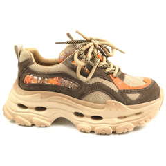 GRYXX Pantofi dama 3OY2923 1A 97 I bej multicolor ID4958-BEJMLT