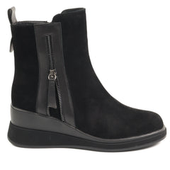 Fiore Fino Ghete dama 2601277 negru velur ID4964-NGV