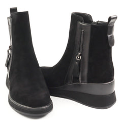 Fiore Fino Ghete dama 2601277 negru velur ID4964-NGV