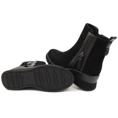 Fiore Fino Ghete dama 2601277 negru velur ID4964-NGV